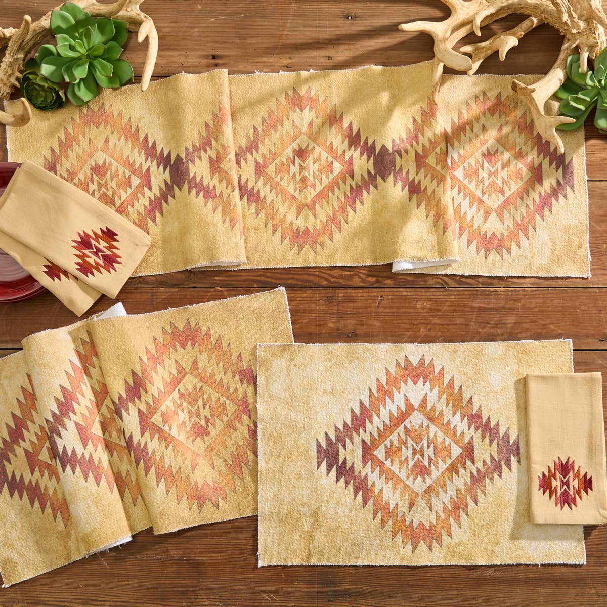 Fire In The Mountains Table Runner