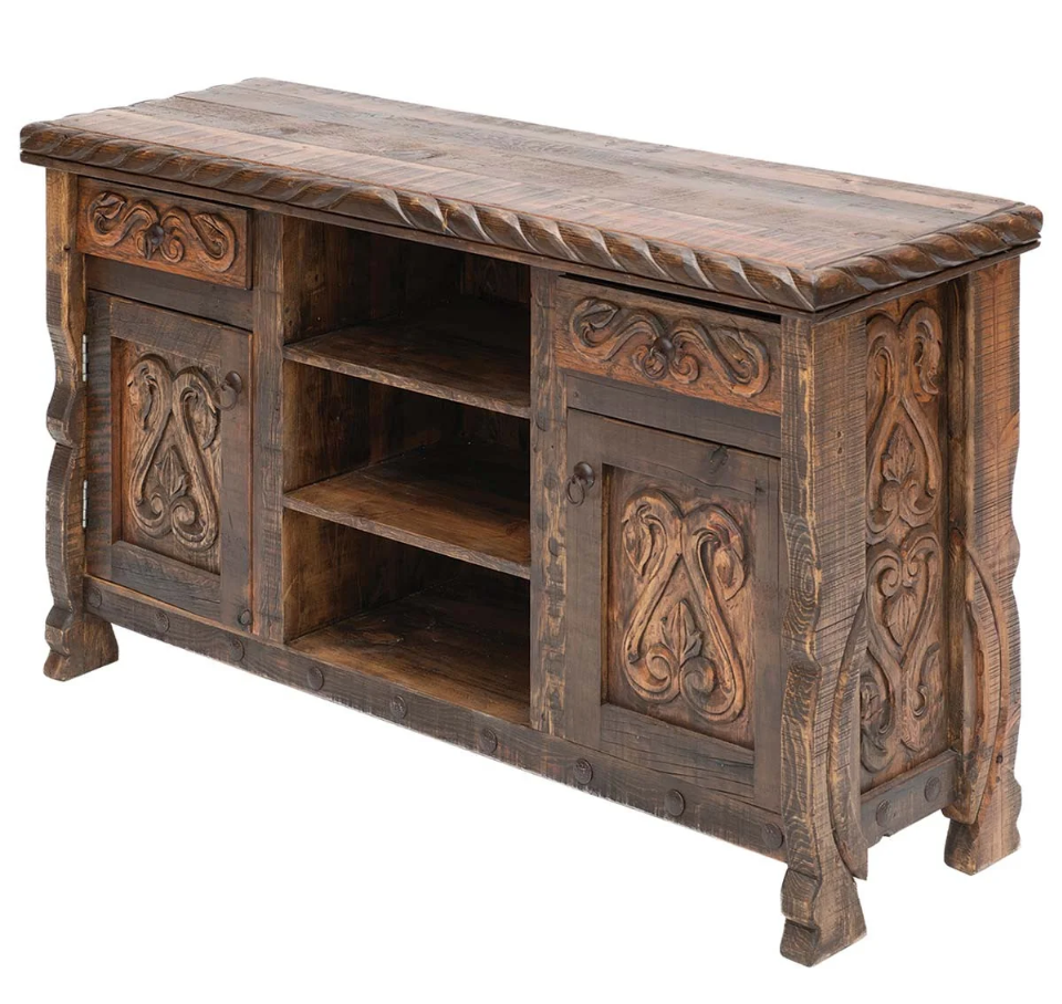 Swan Scrolls TV Media/Console