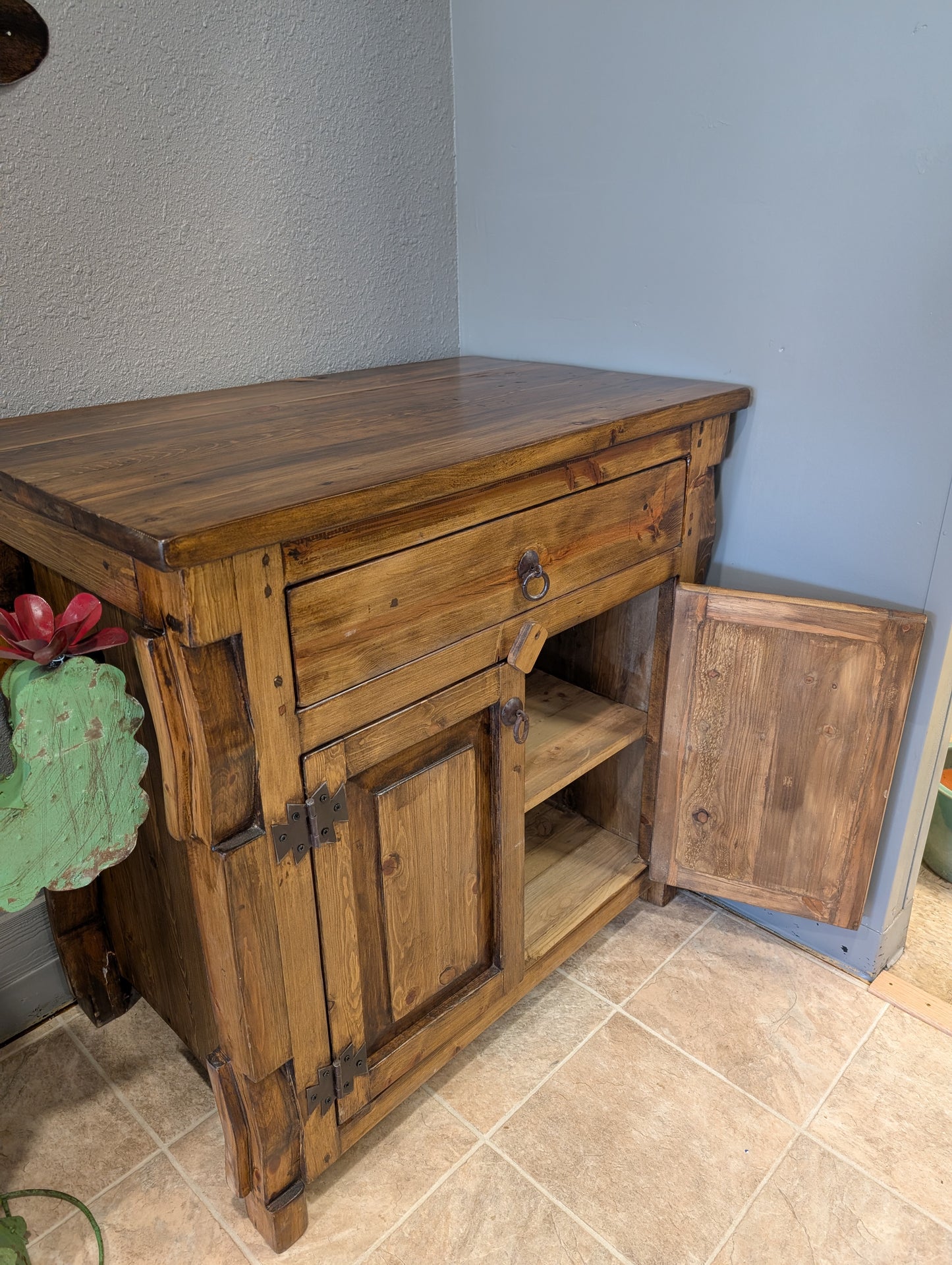 Felipe Solid Pine Cabinet