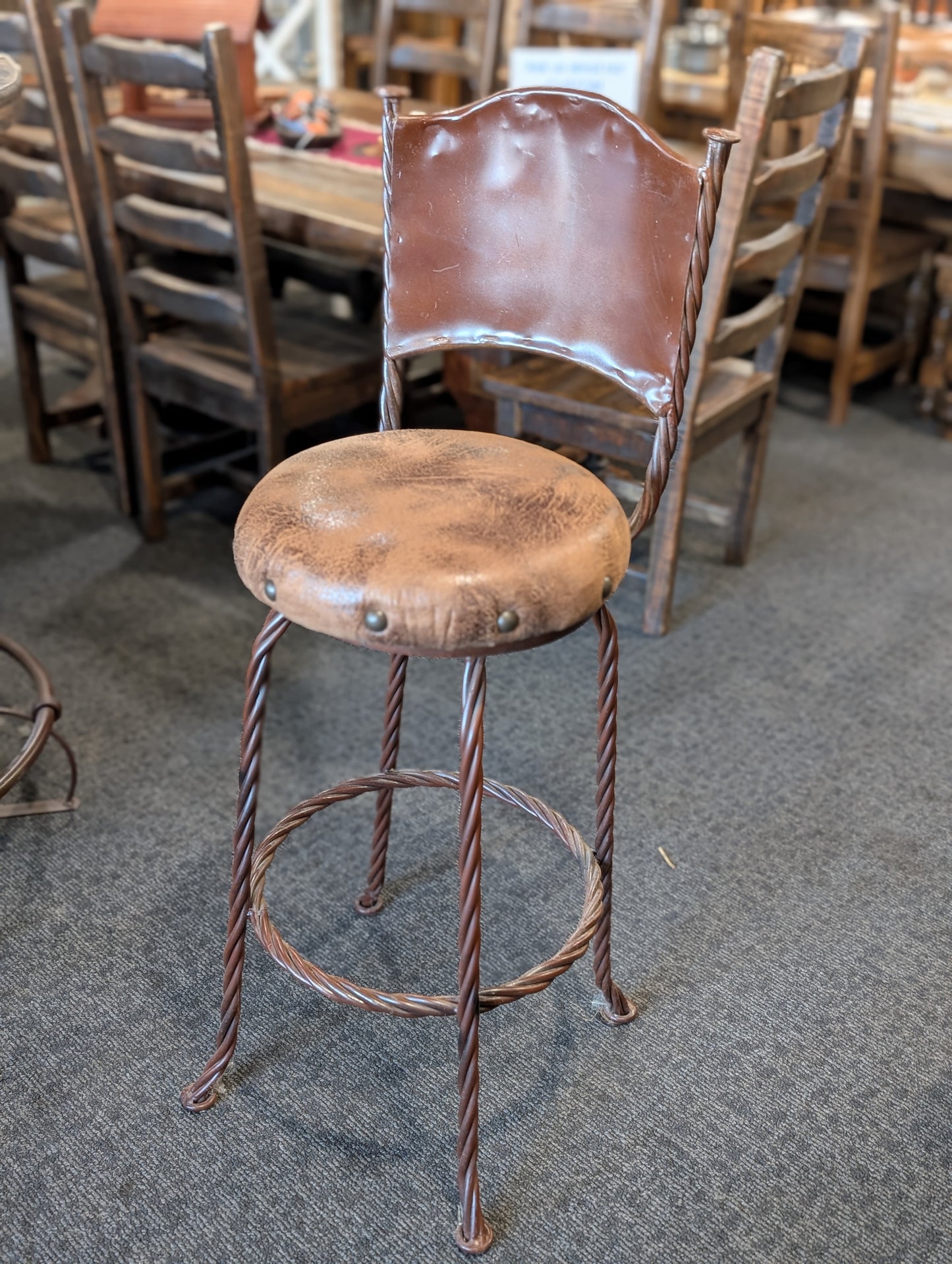 Iron Twist Barstools
