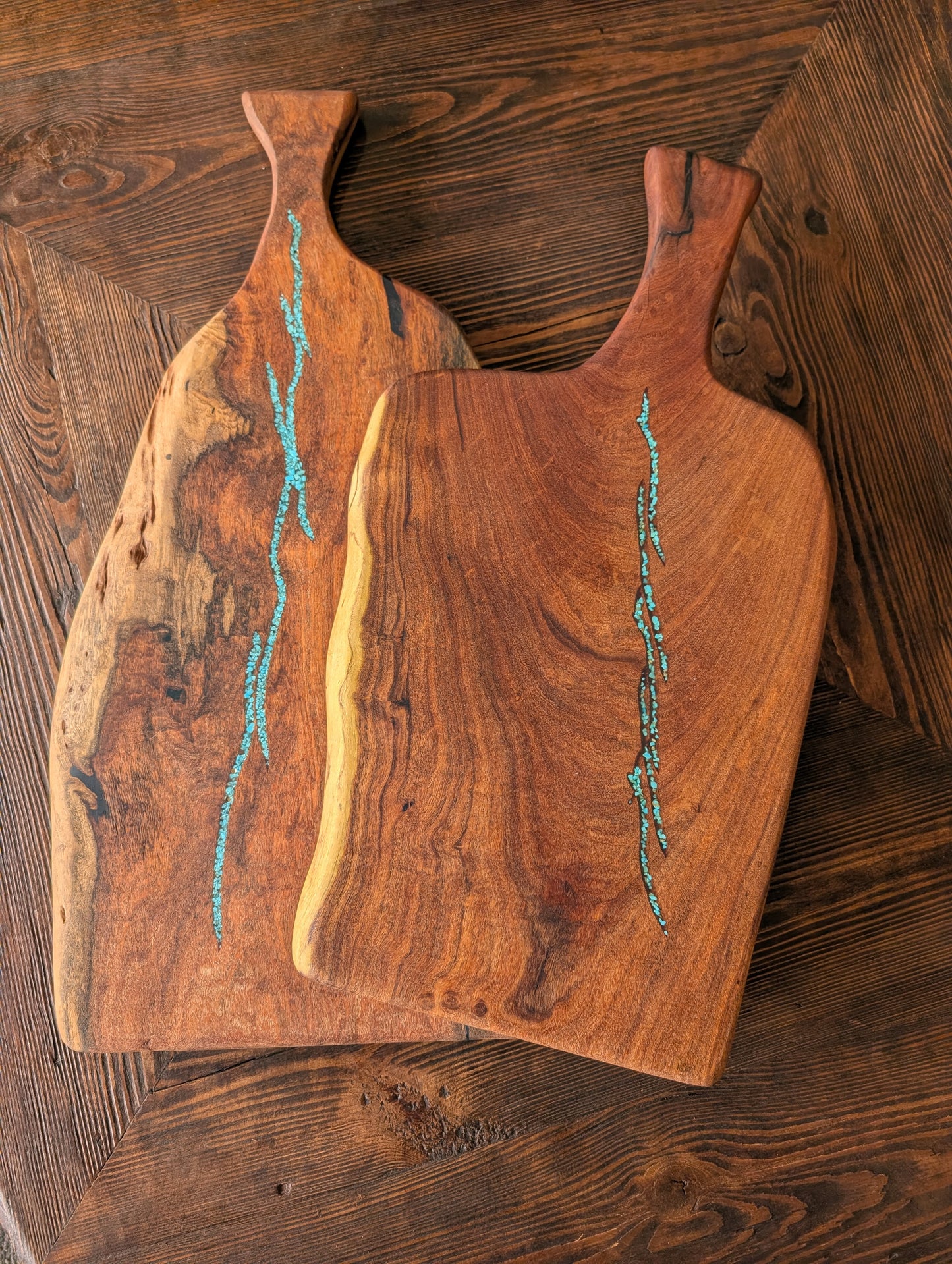 Charcuterie Board - Mesquite River w/ Turquoise
