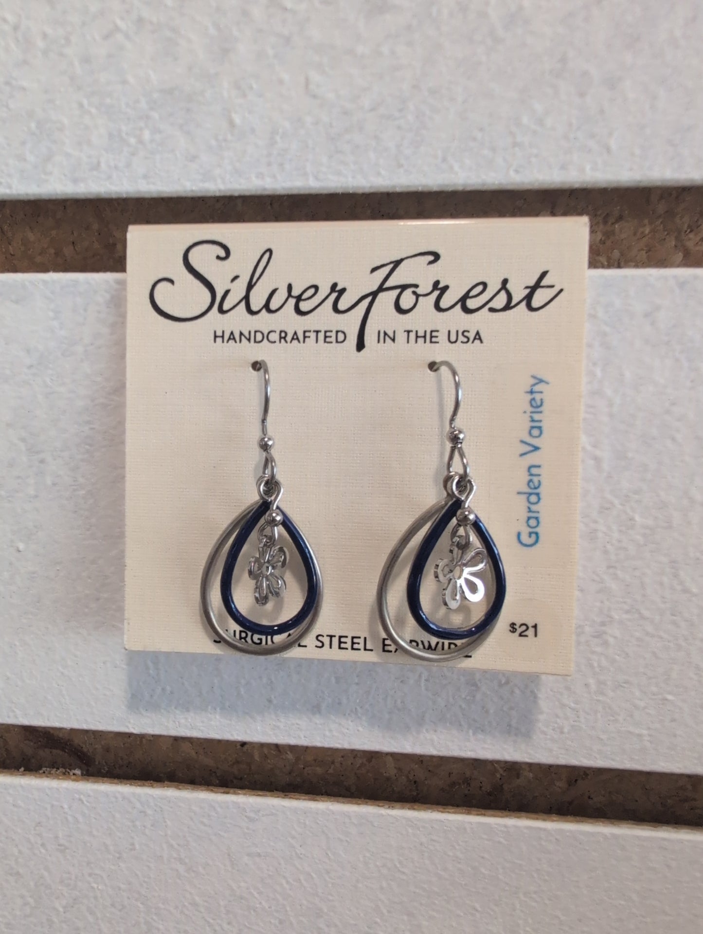 Silver Forest Earrings