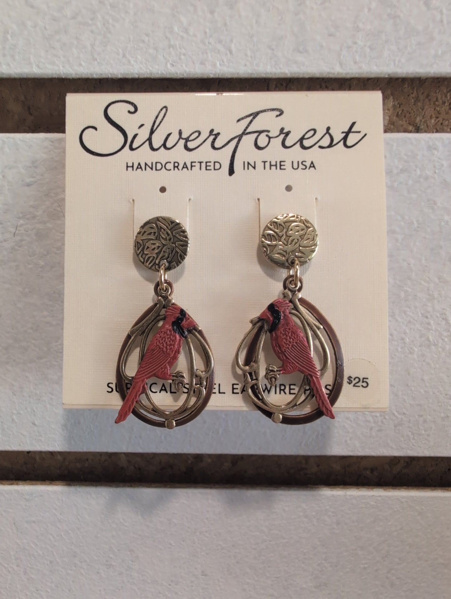Silver Forest Earrings