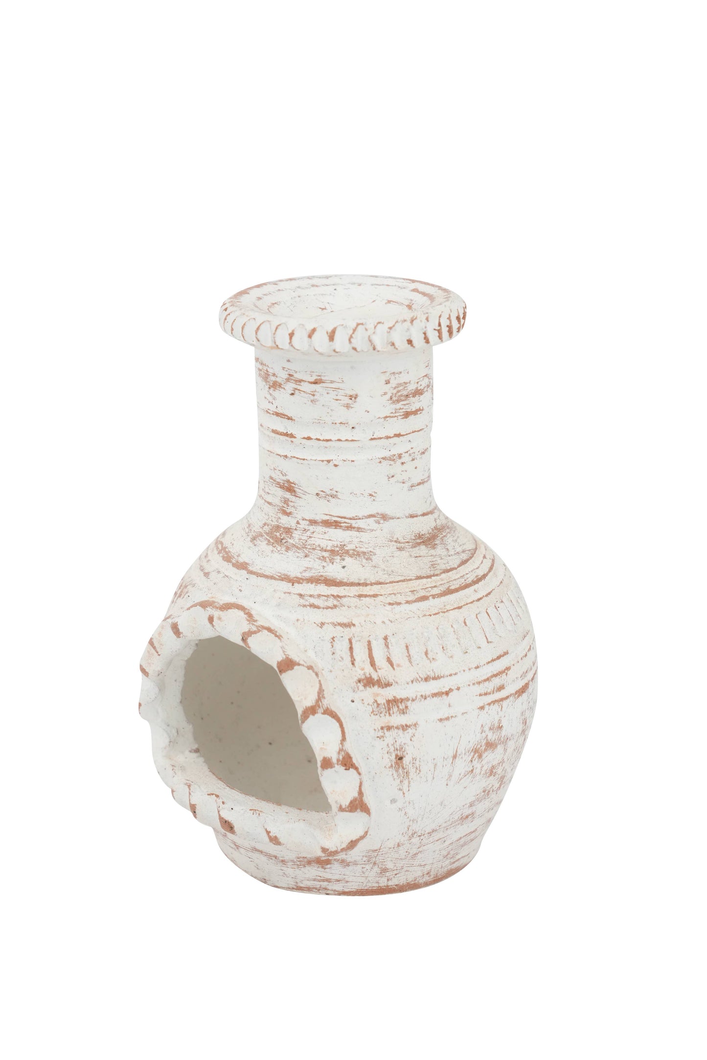 Mini-Clay Chimney Candle Holder