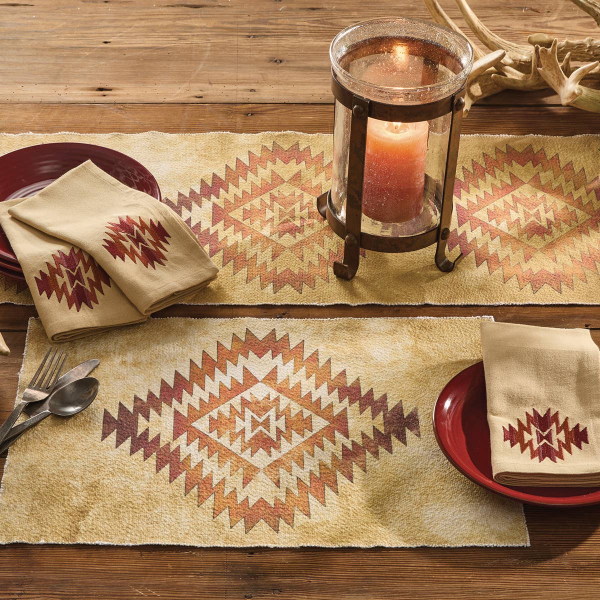 Fire In The Mountains Table Runner