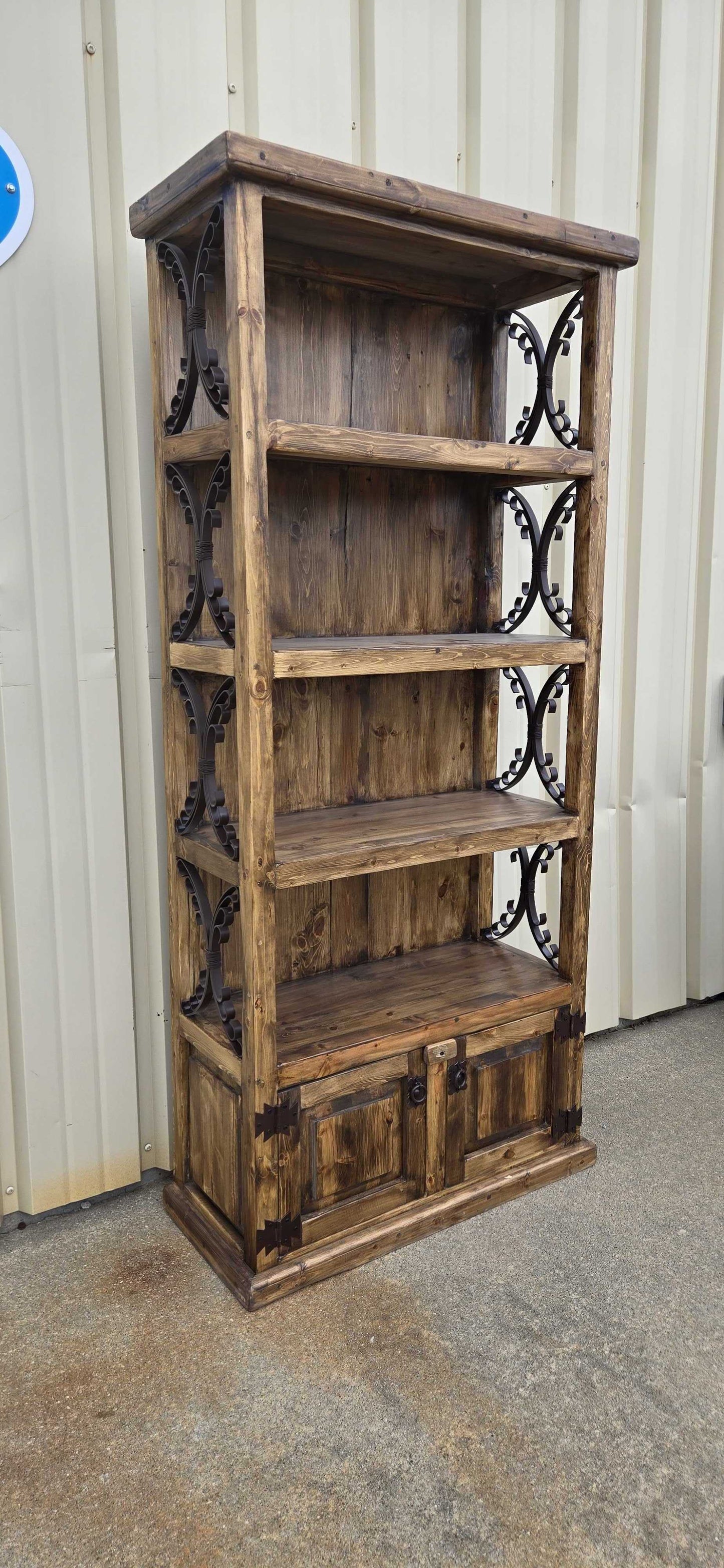 Scrolled Bookshelf