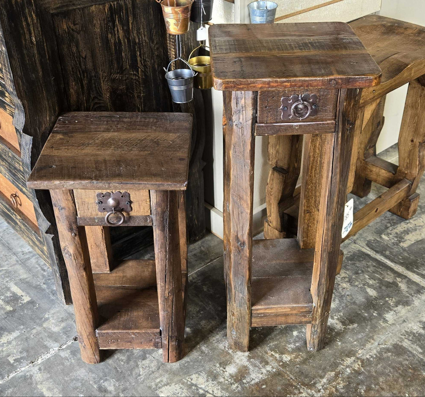 Old Cabin Chairside Table