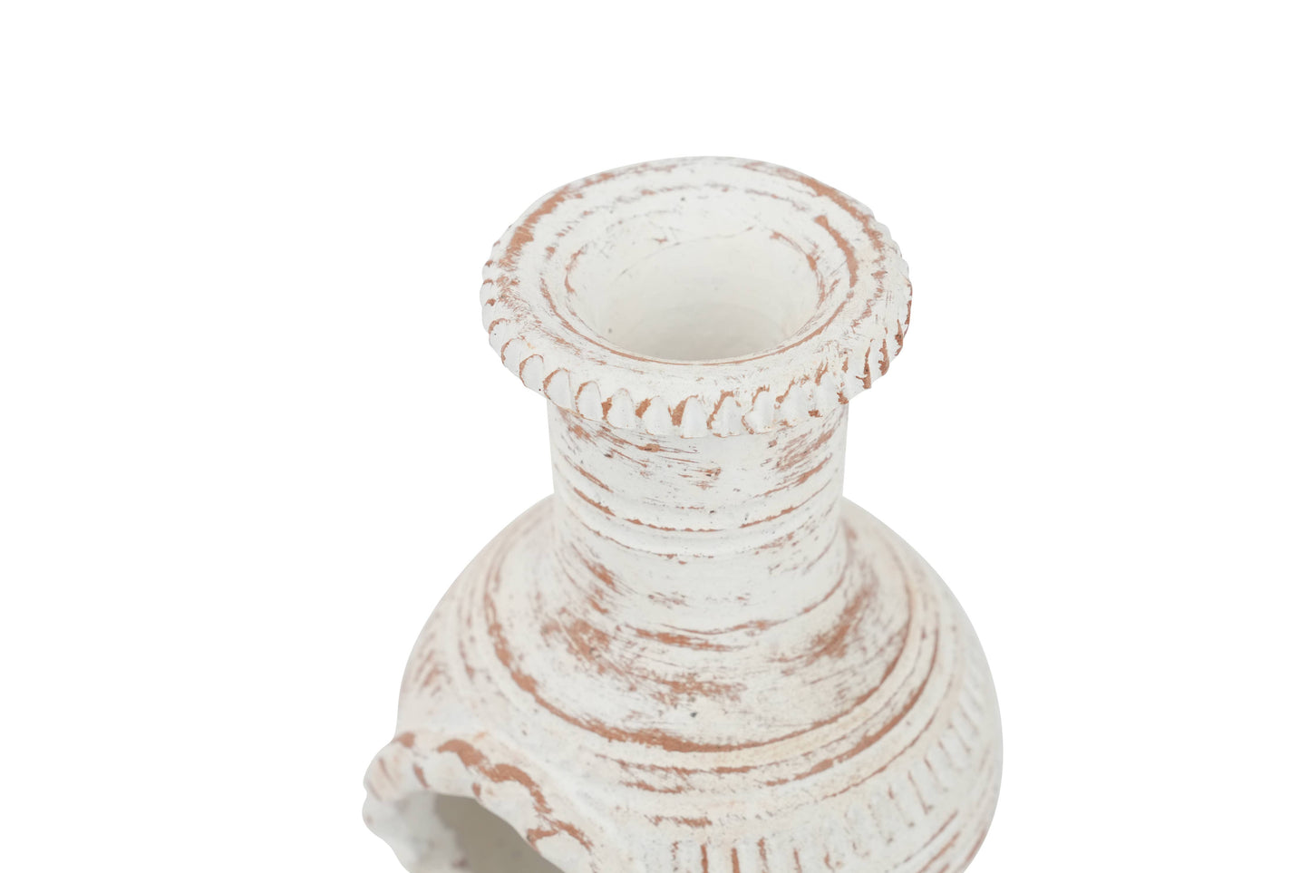 Mini-Clay Chimney Candle Holder