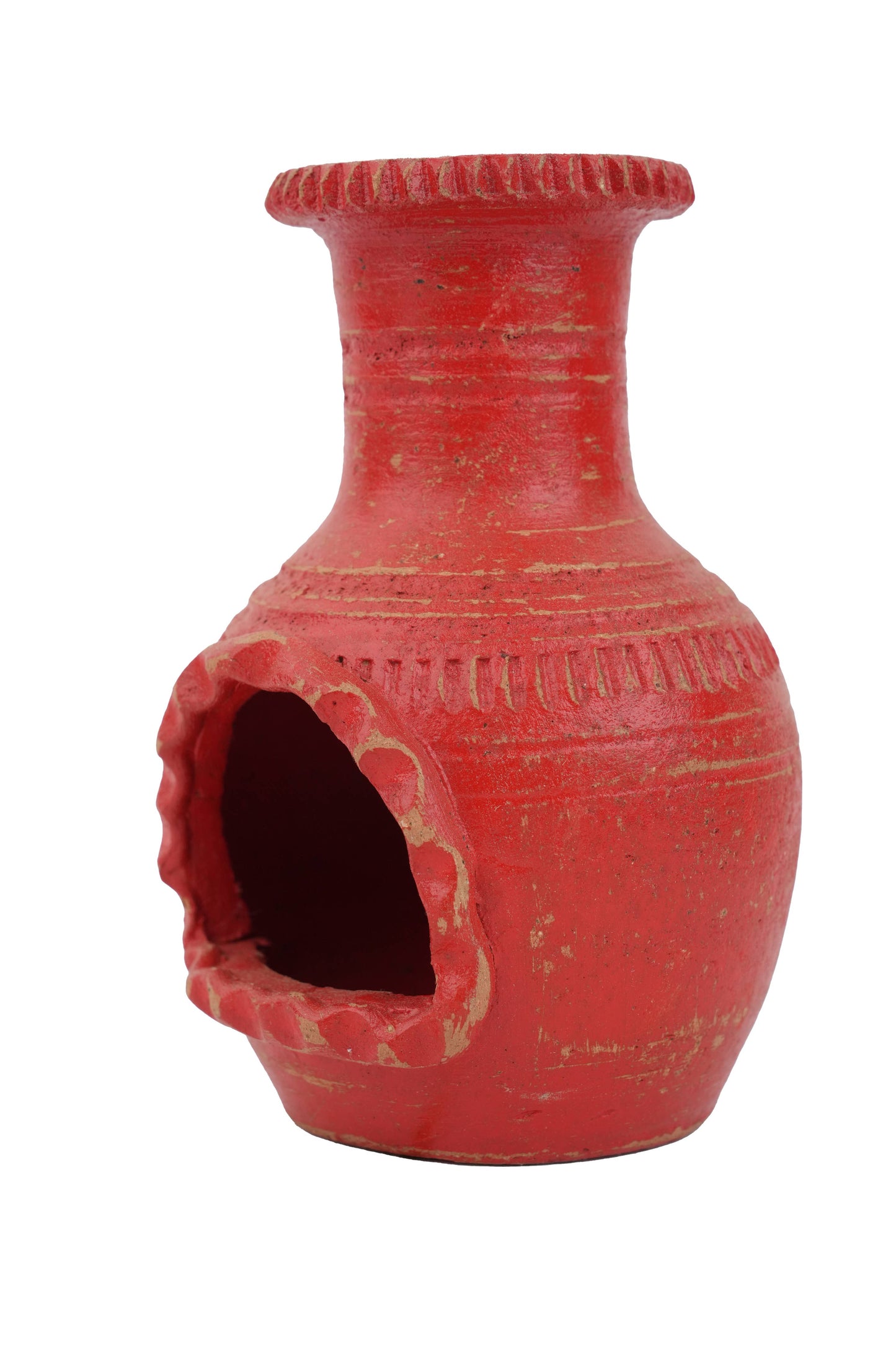 Mini-Clay Chimney Candle Holder