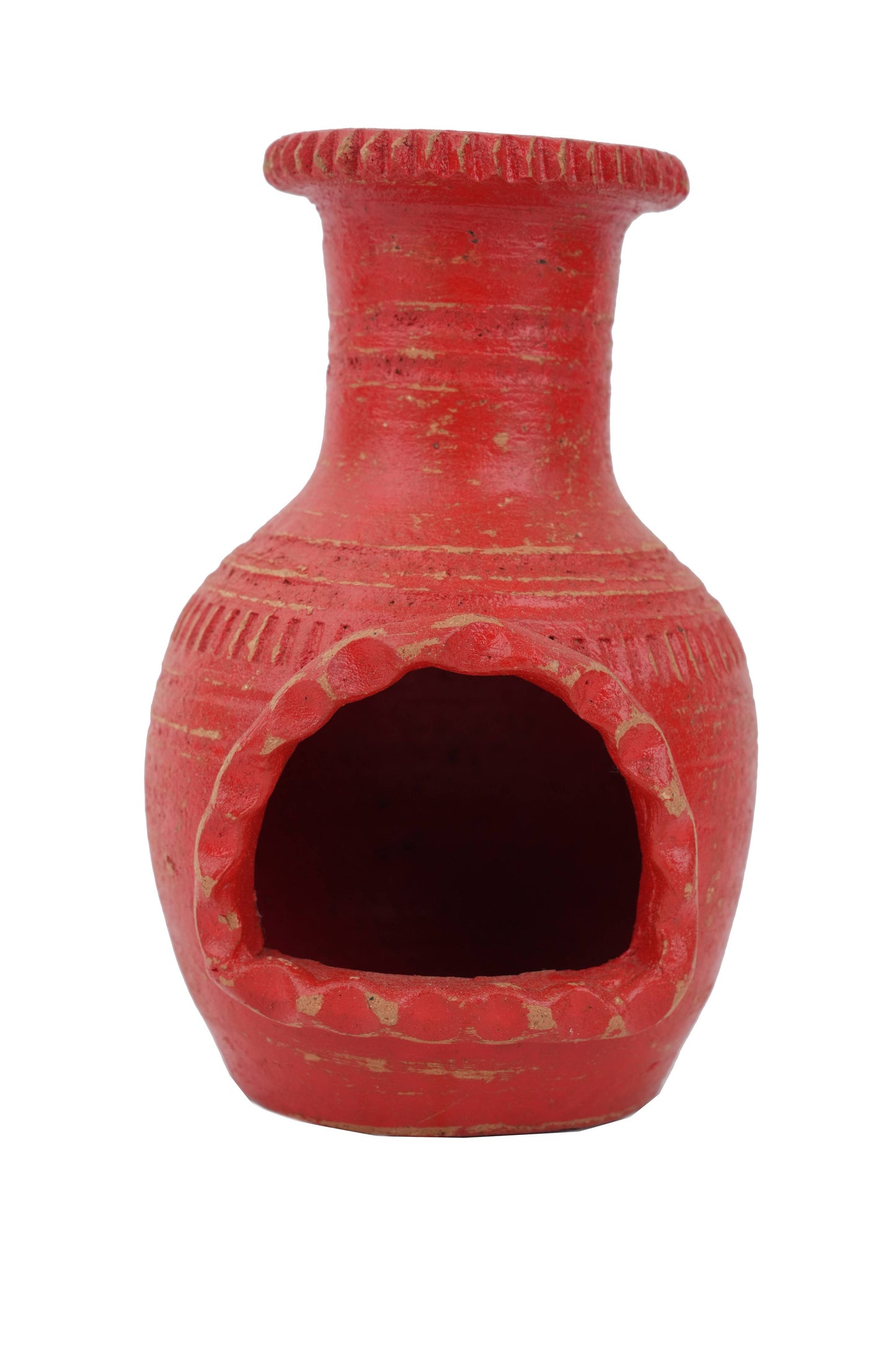 Mini-Clay Chimney Candle Holder