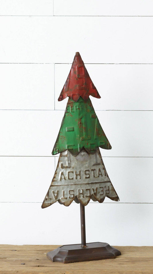 License Plate Tree