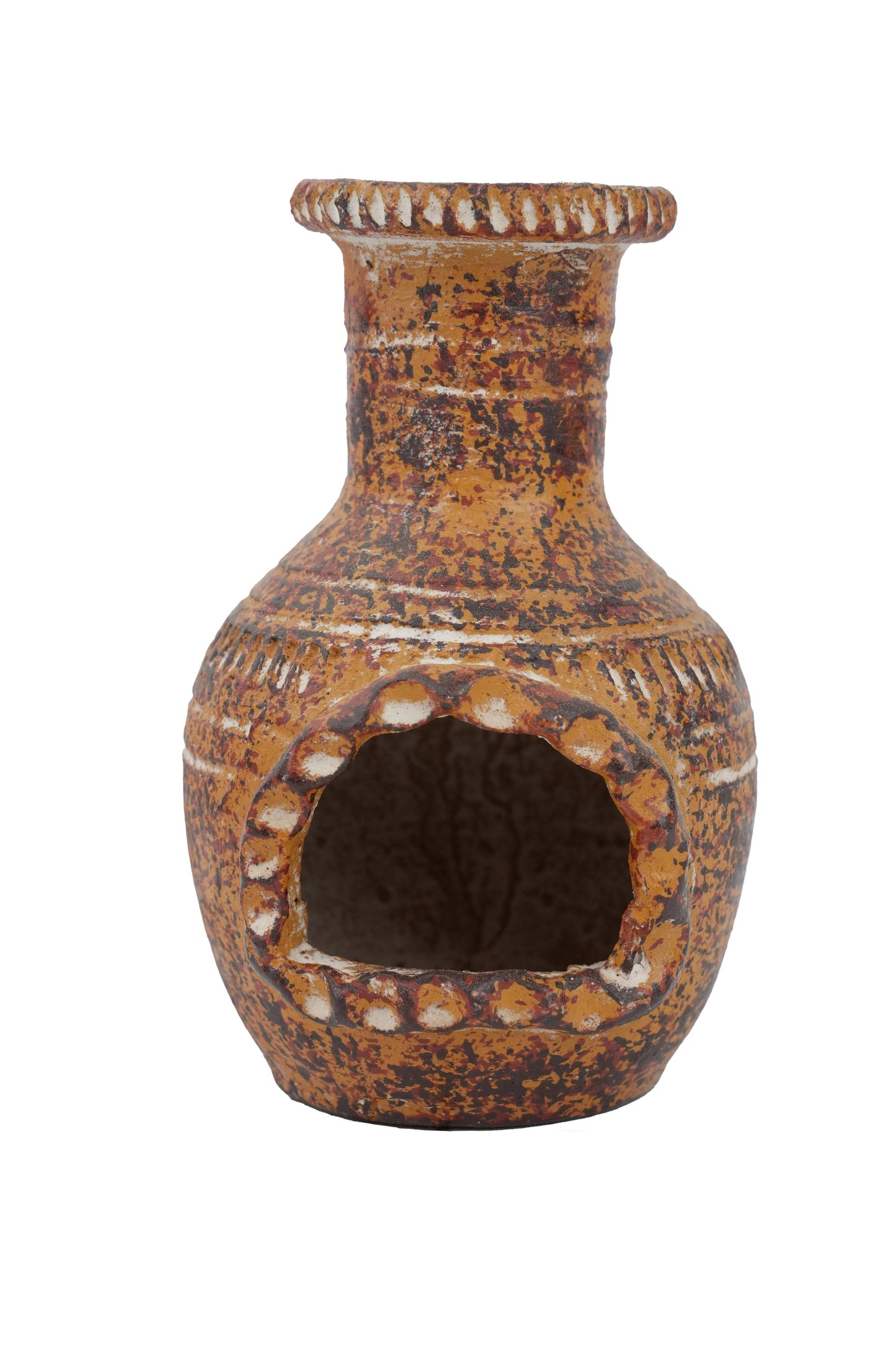 Mini-Clay Chimney Candle Holder