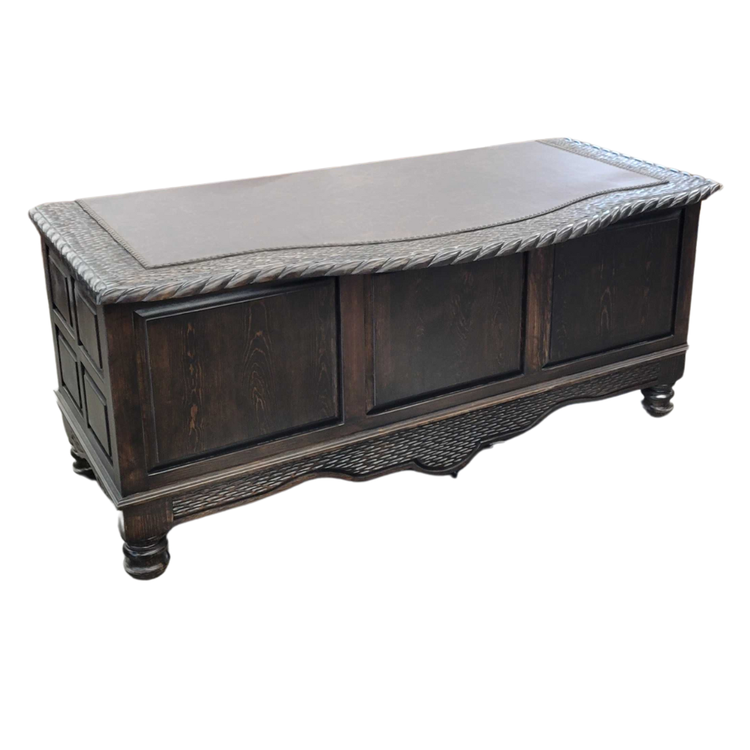 Executive Desk - Leather Top