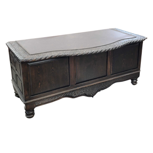 Executive Desk - Leather Top