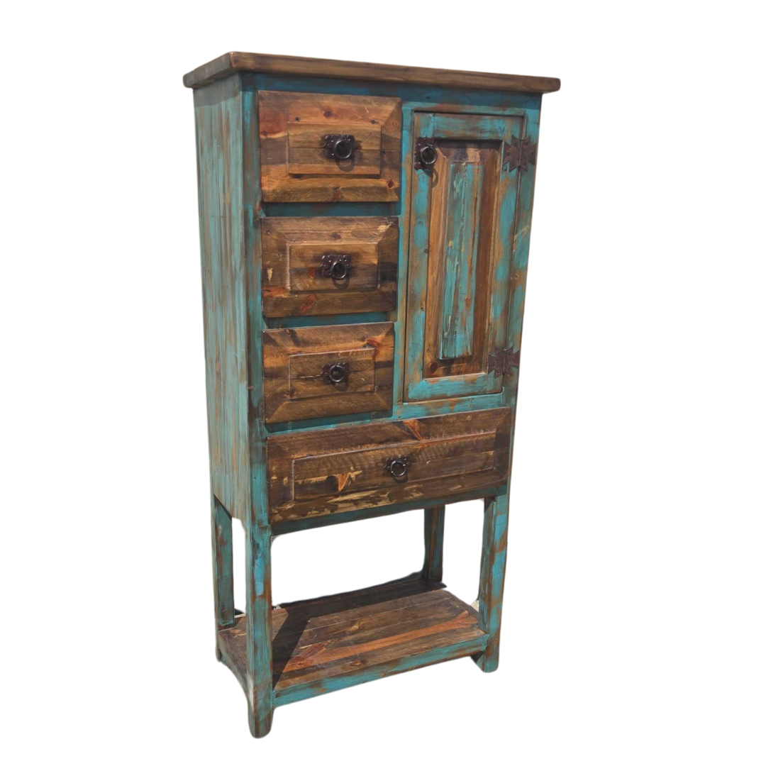 Turquoise Cabinet - CUSTOM