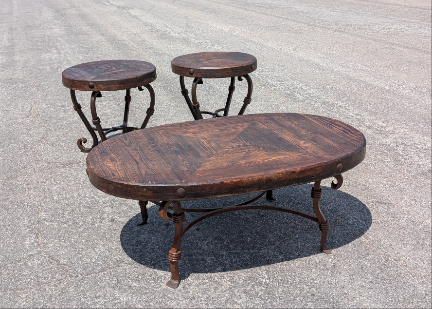 Pesada Iron End Tables - Round