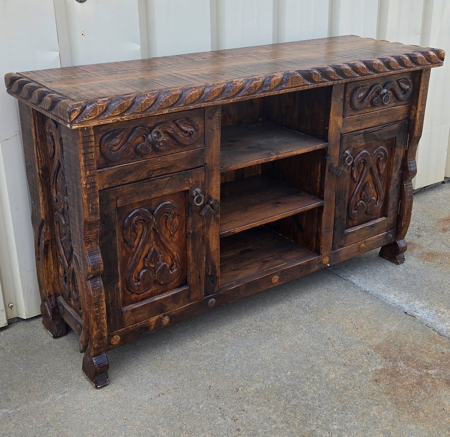 Swan Scrolls TV Media/Console