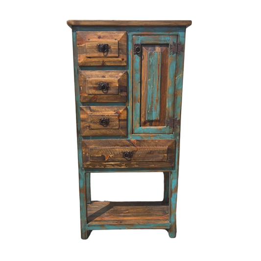 Turquoise Cabinet - CUSTOM
