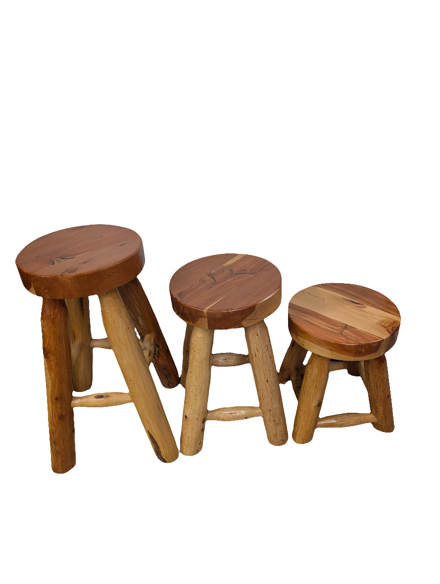 Log Barstools