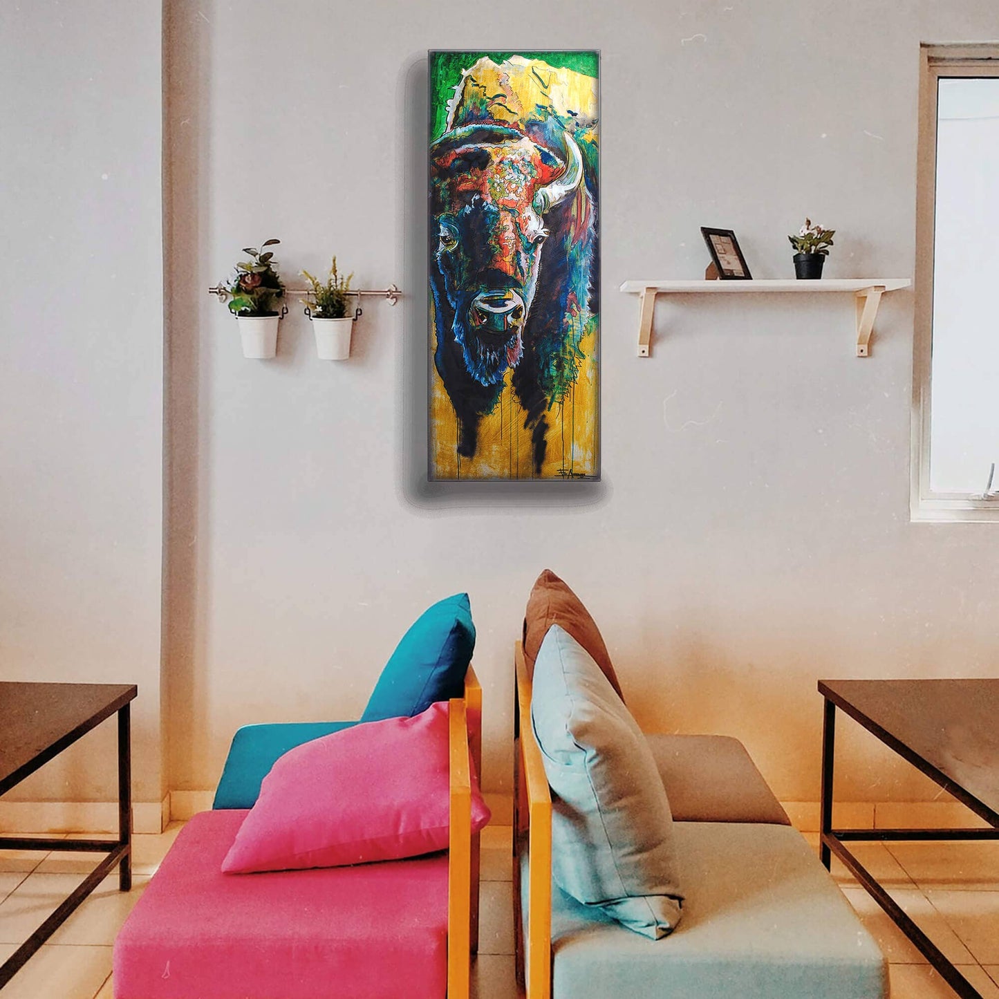 Pastel Bison: Metal Box Art
