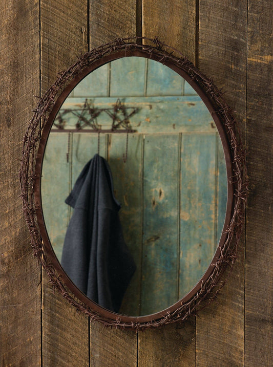 Barbed Wire Mirror