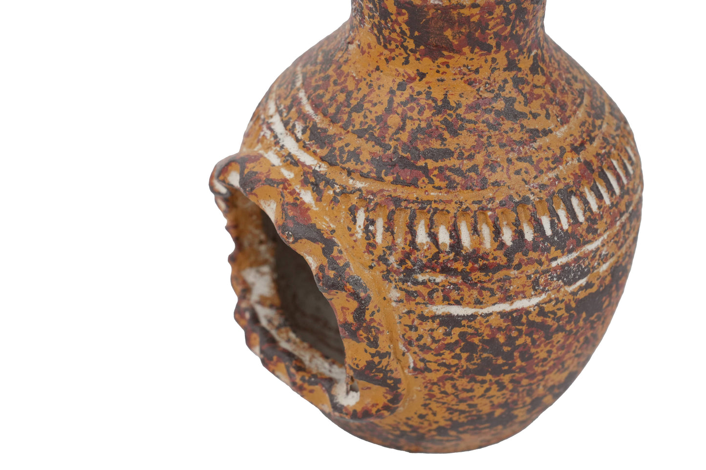 Mini-Clay Chimney Candle Holder