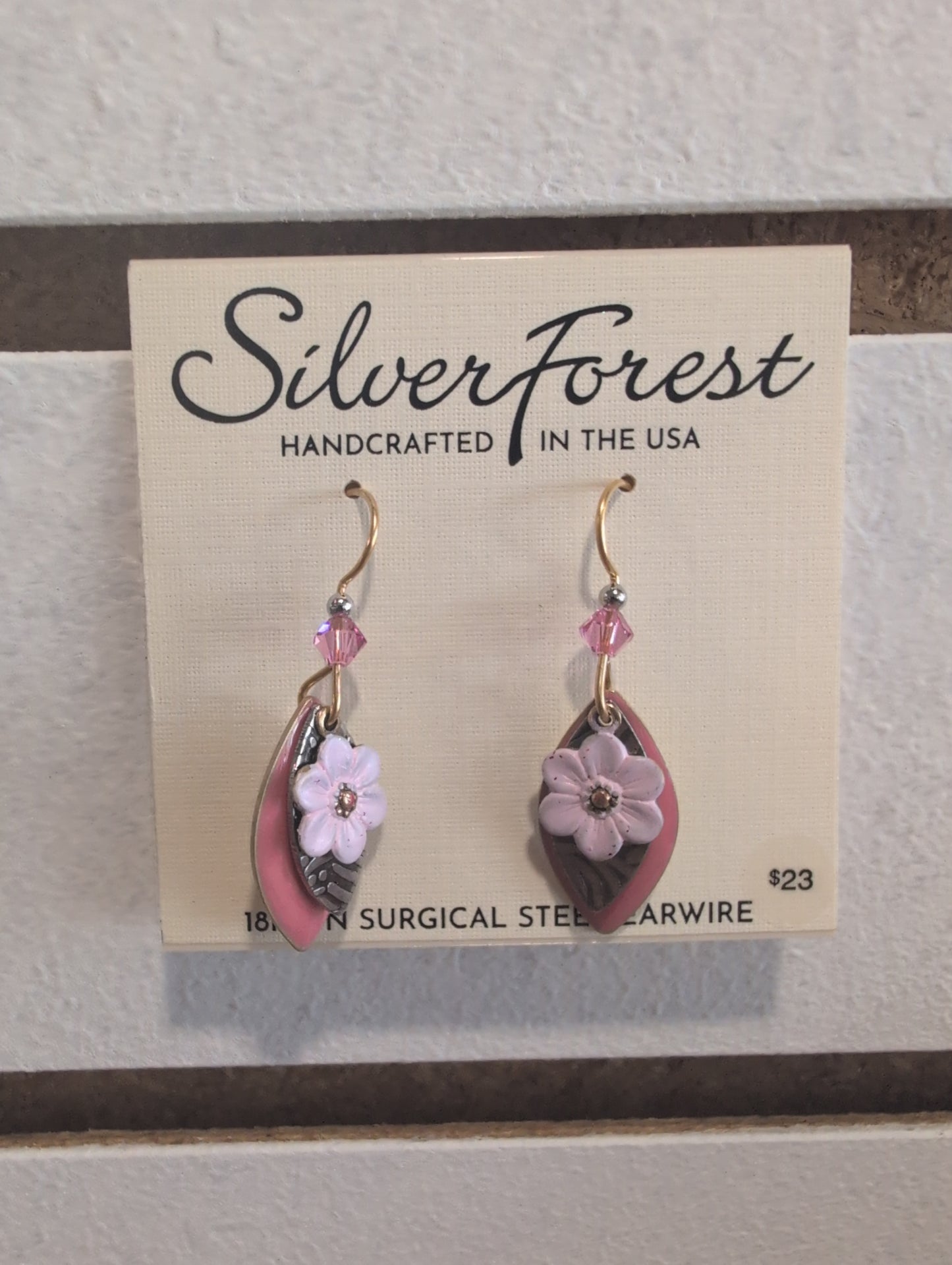 Silver Forest Earrings