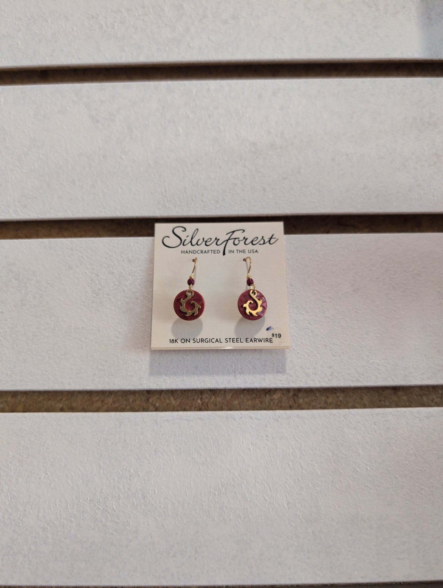 Silver Forest Earrings