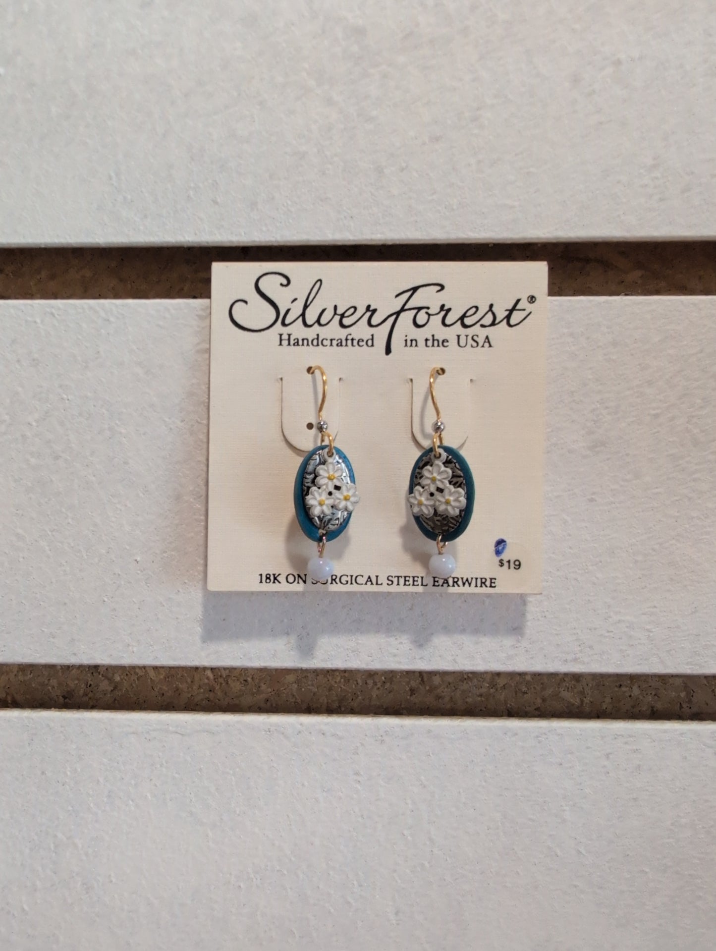 Silver Forest Earrings