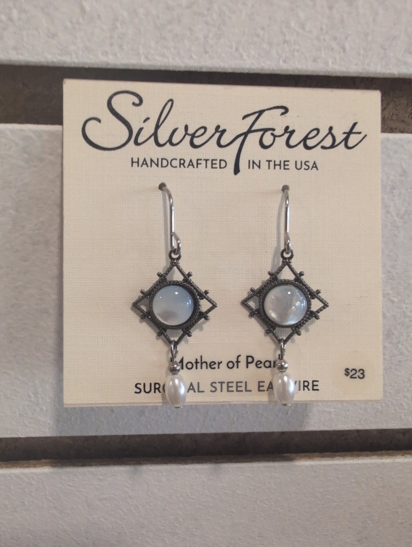 Silver Forest Earrings