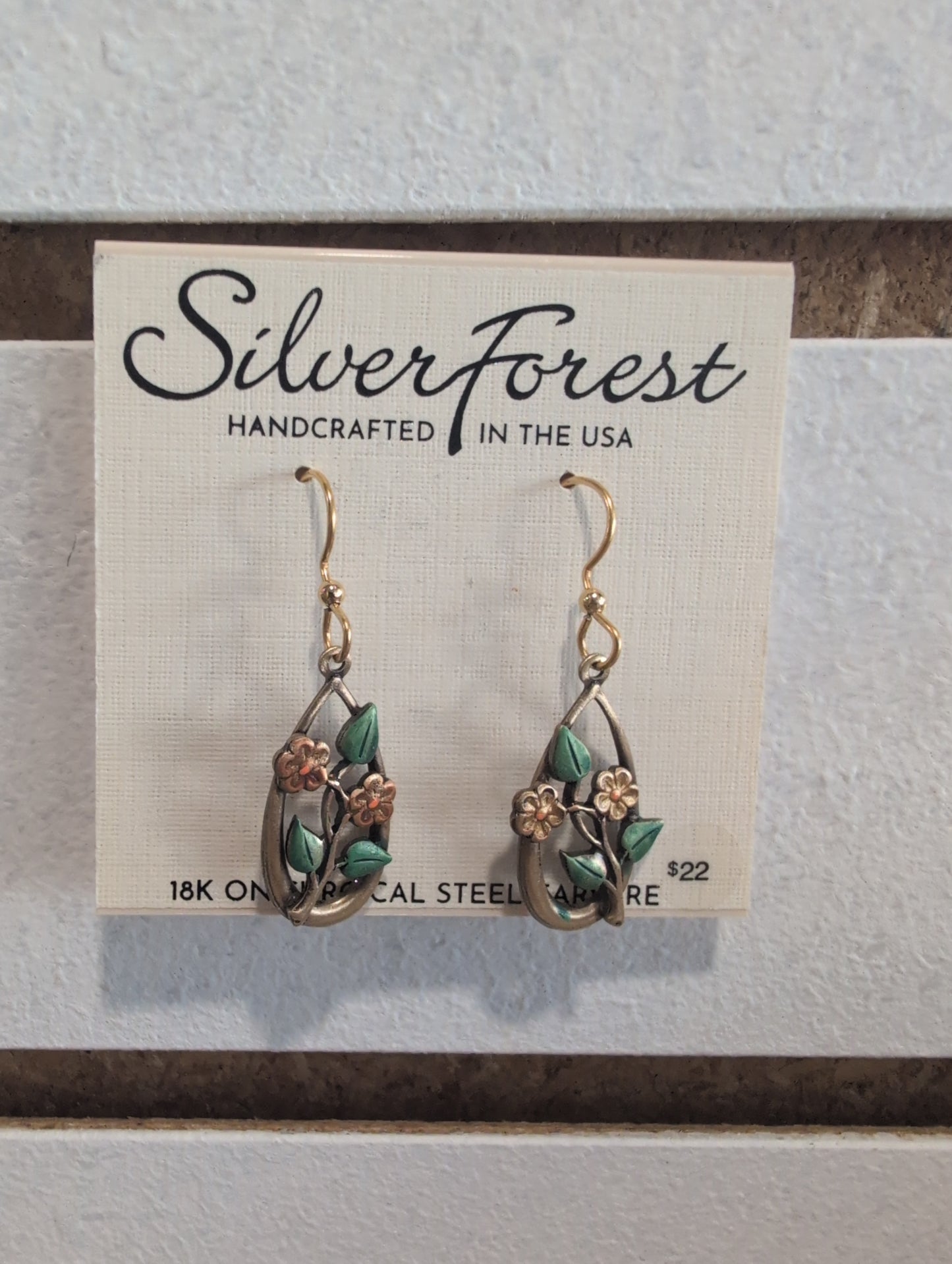 Silver Forest Earrings