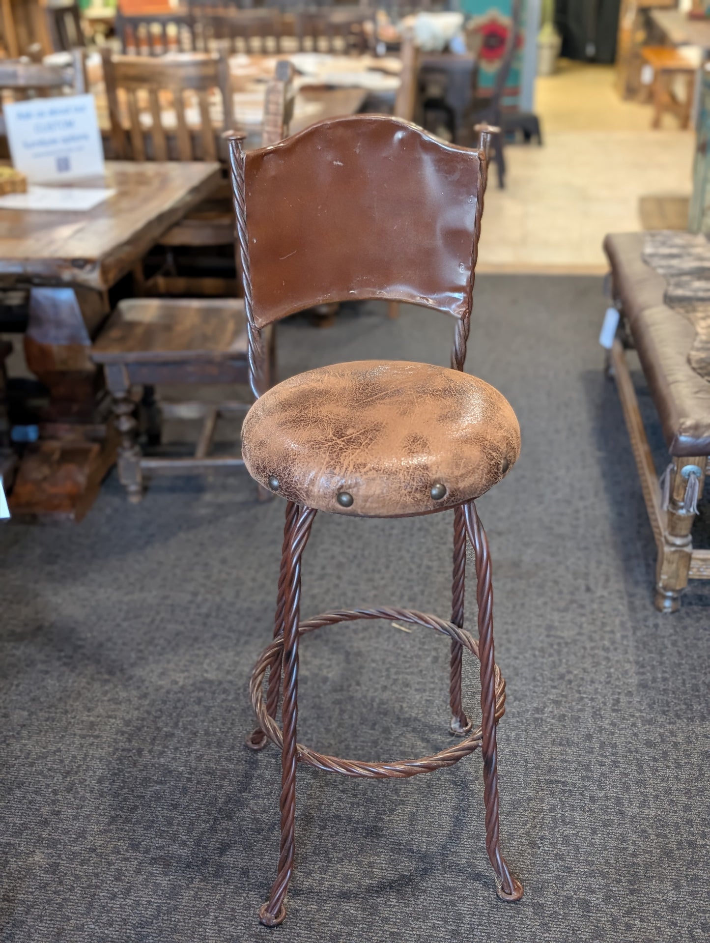 Iron Twist Barstools