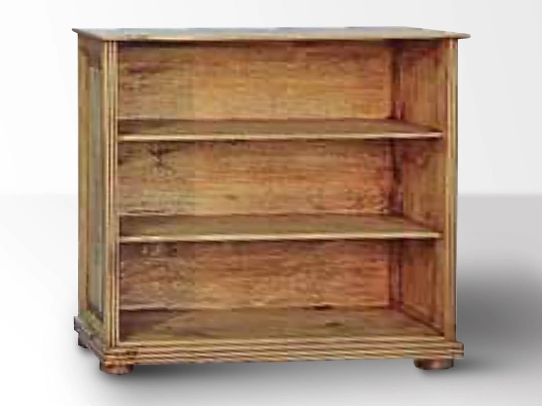 Narrow 90 Honey Bookcase - IS