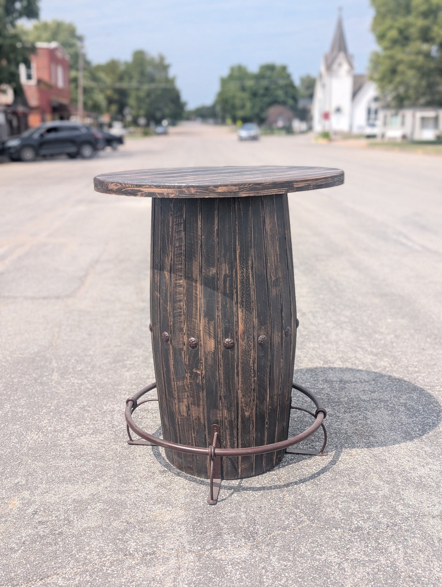 Barrel Pub Table