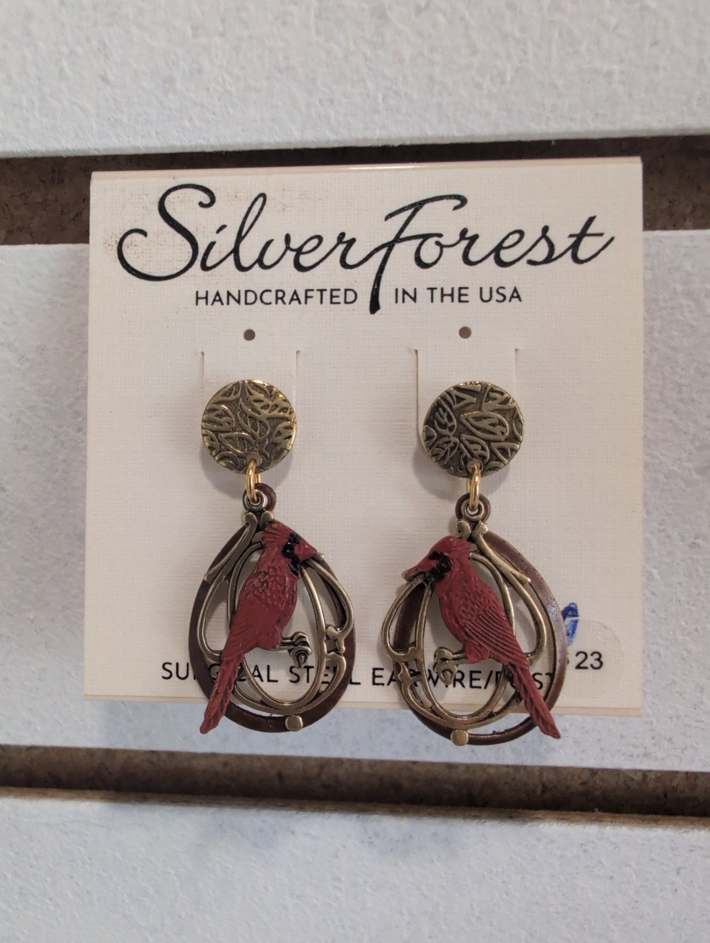 Silver Forest Earrings