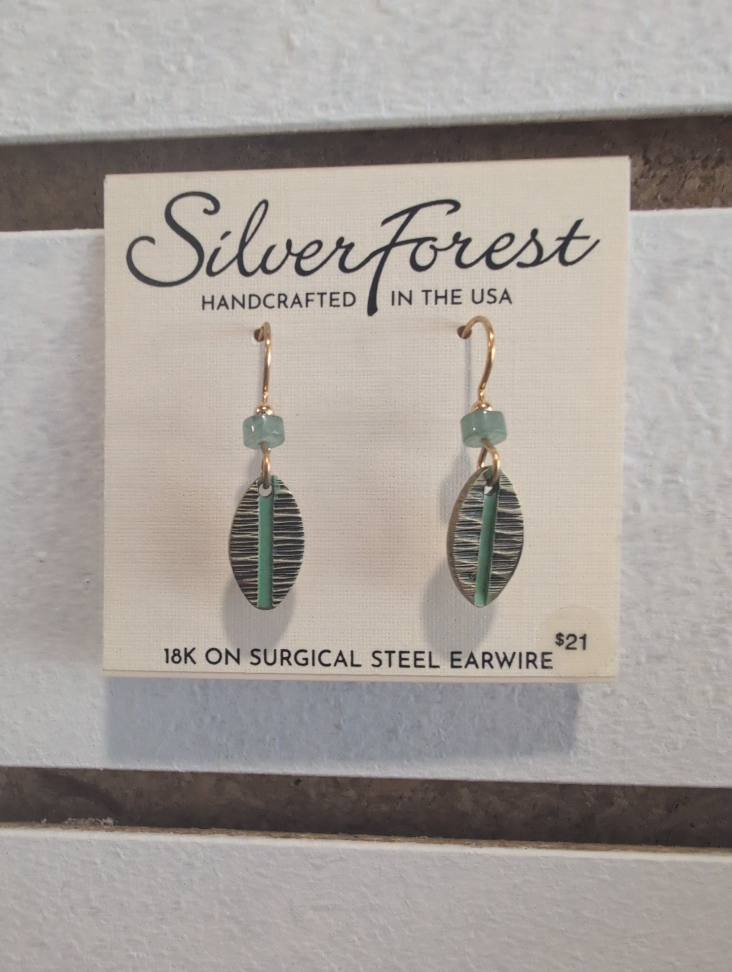 Silver Forest Earrings