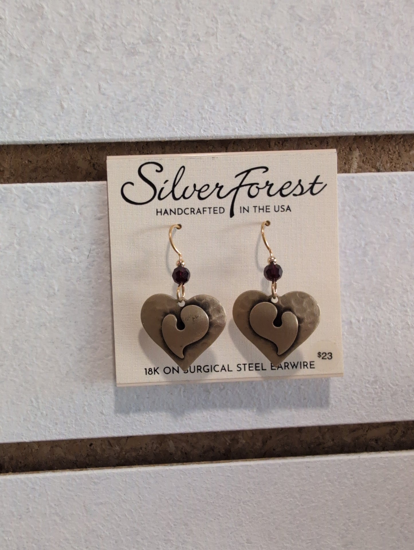 Silver Forest Earrings