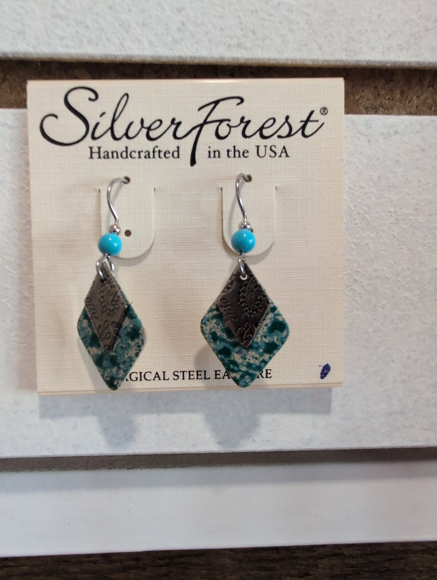 Silver Forest Earrings