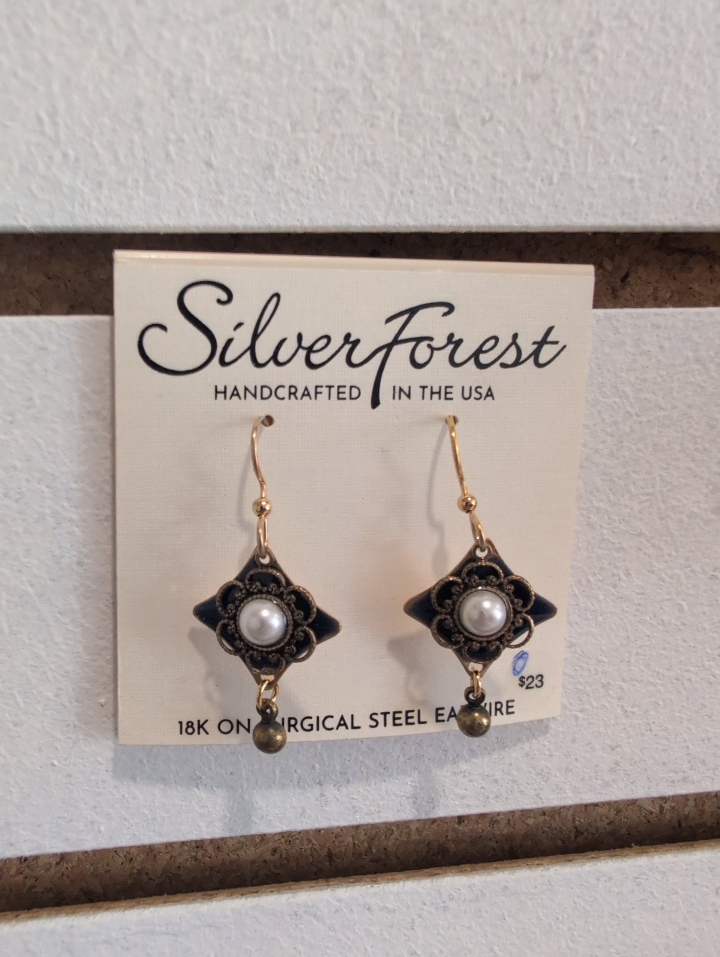 Silver Forest Earrings