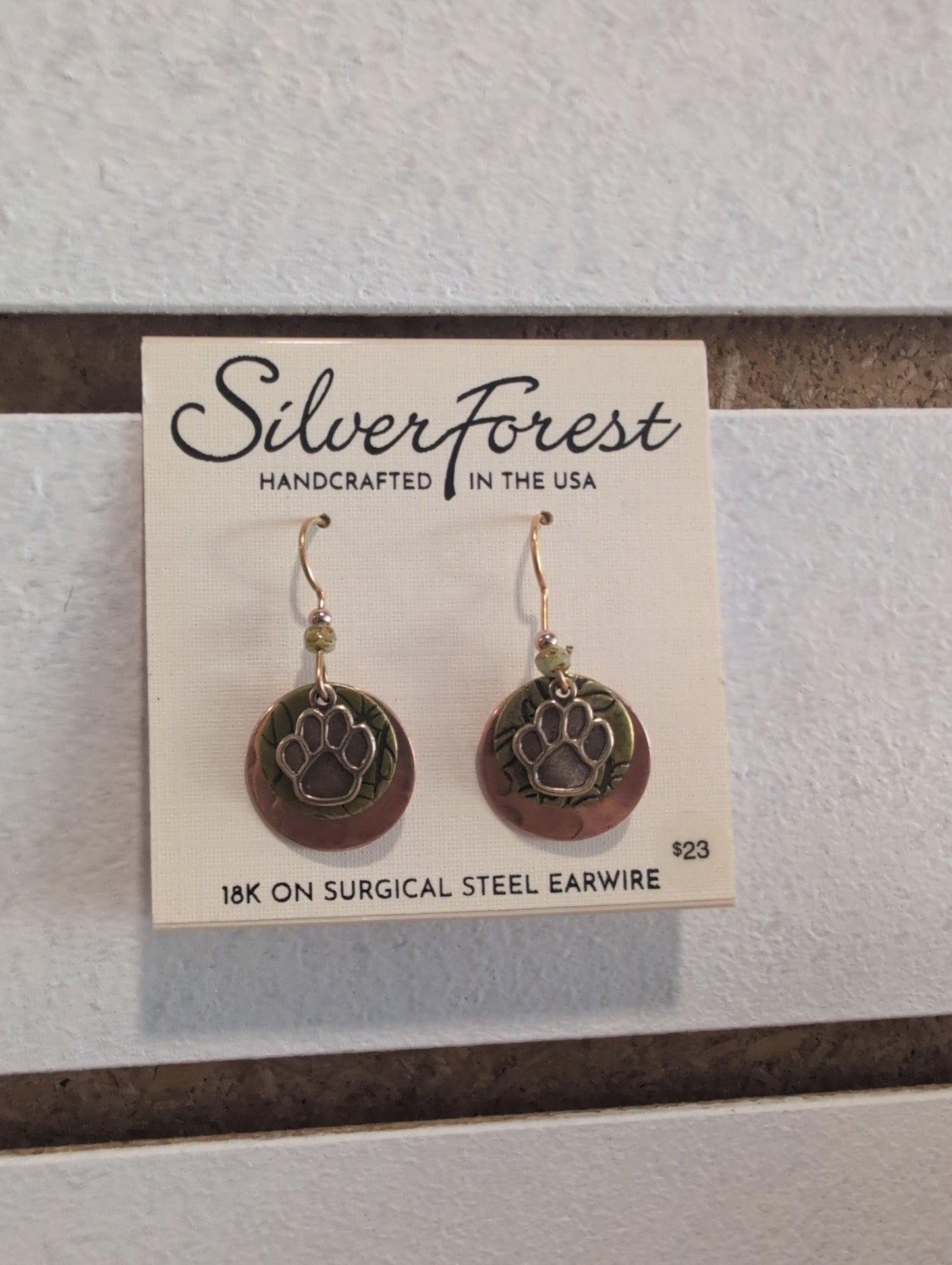 Silver Forest Earrings