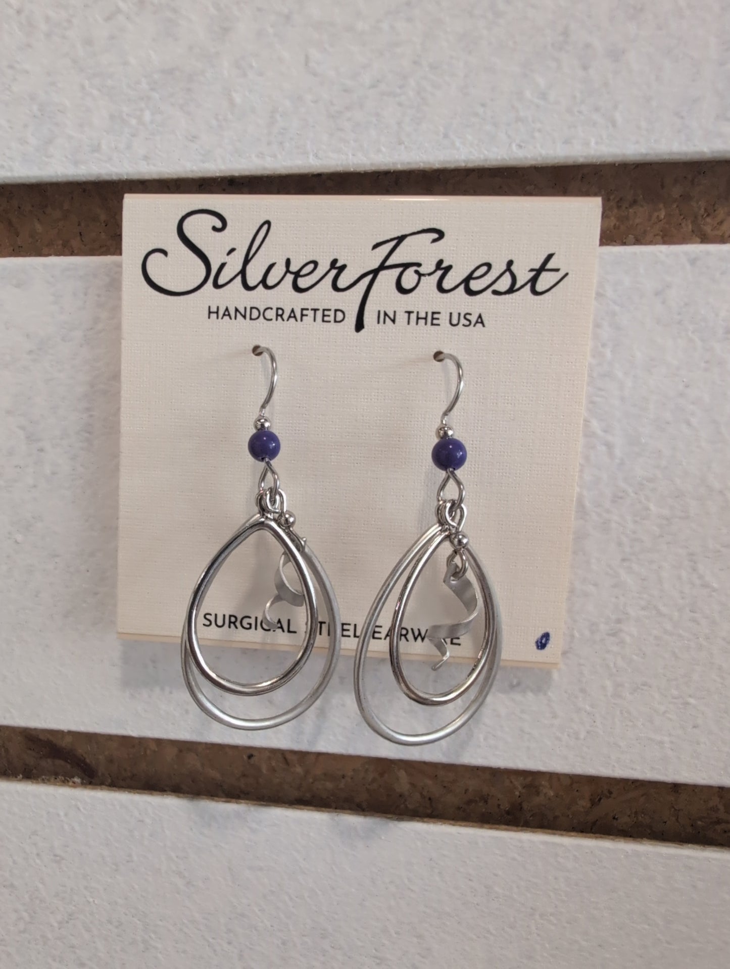 Silver Forest Earrings