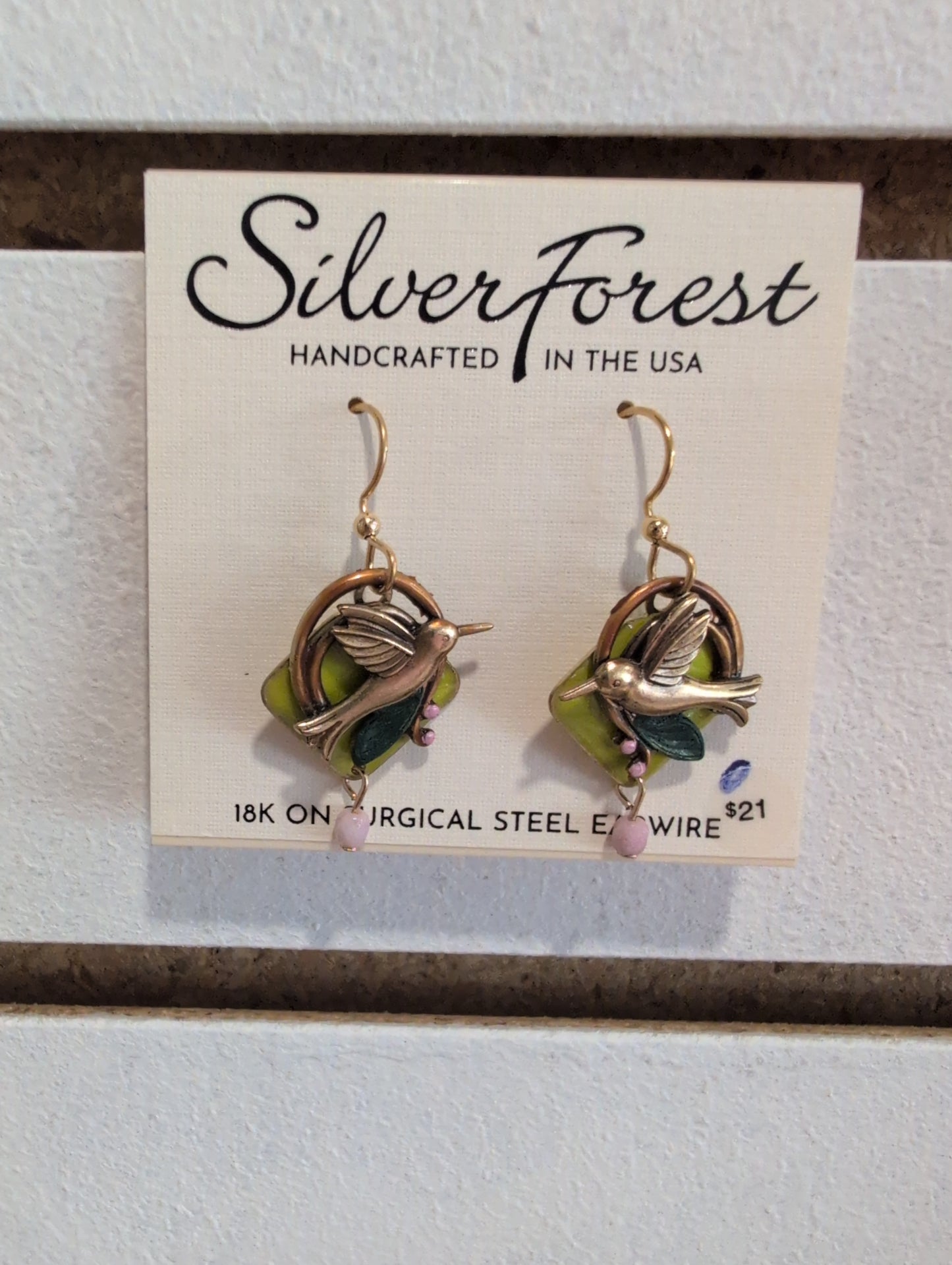 Silver Forest Earrings