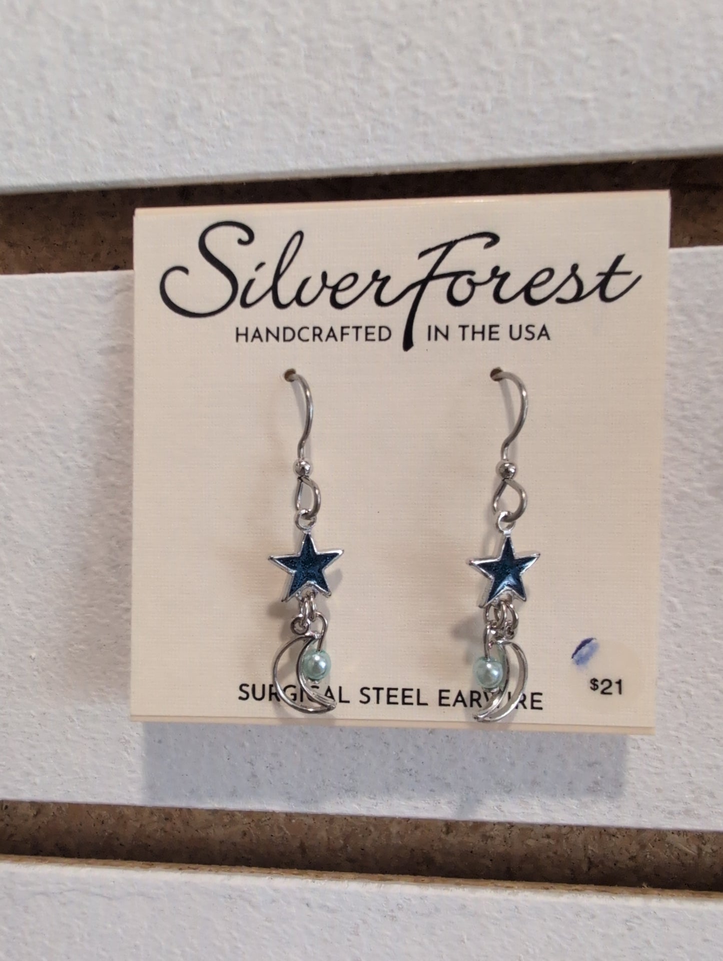 Silver Forest Earrings