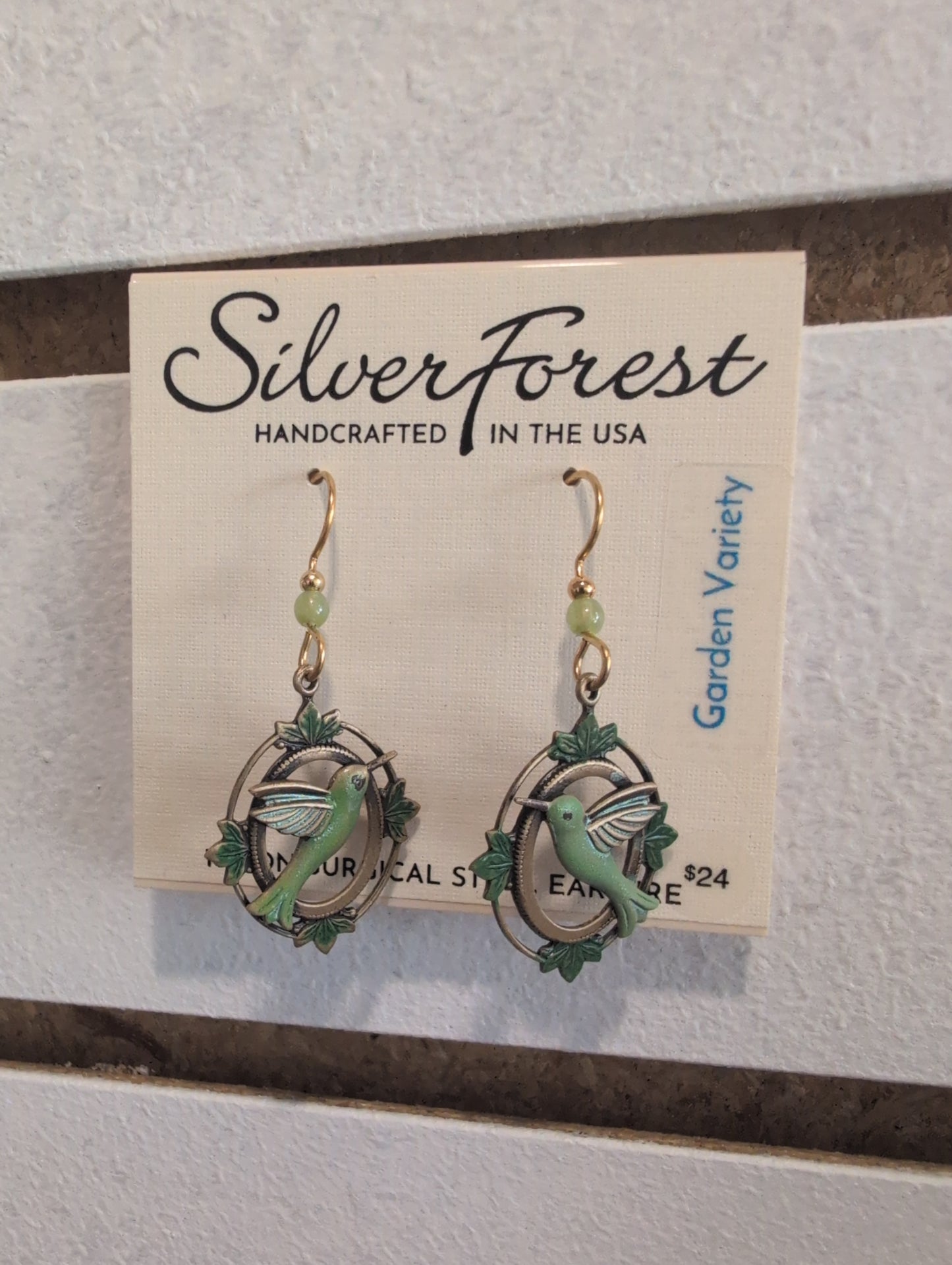 Silver Forest Earrings