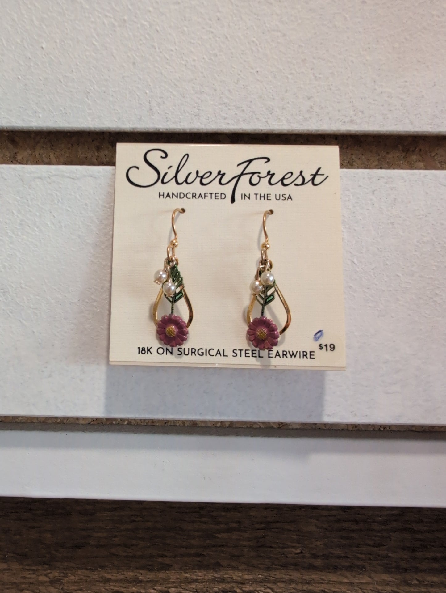 Silver Forest Earrings