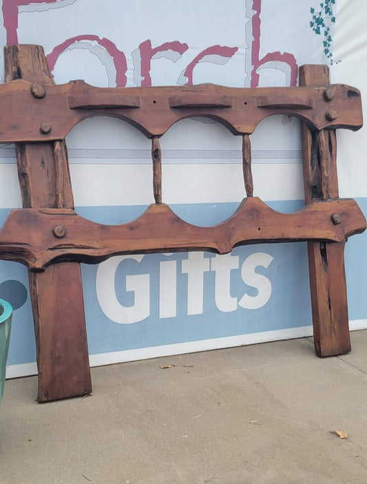 King Log Headboard