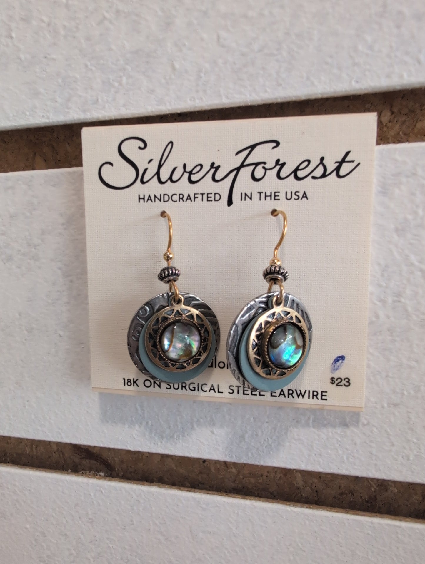 Silver Forest Earrings