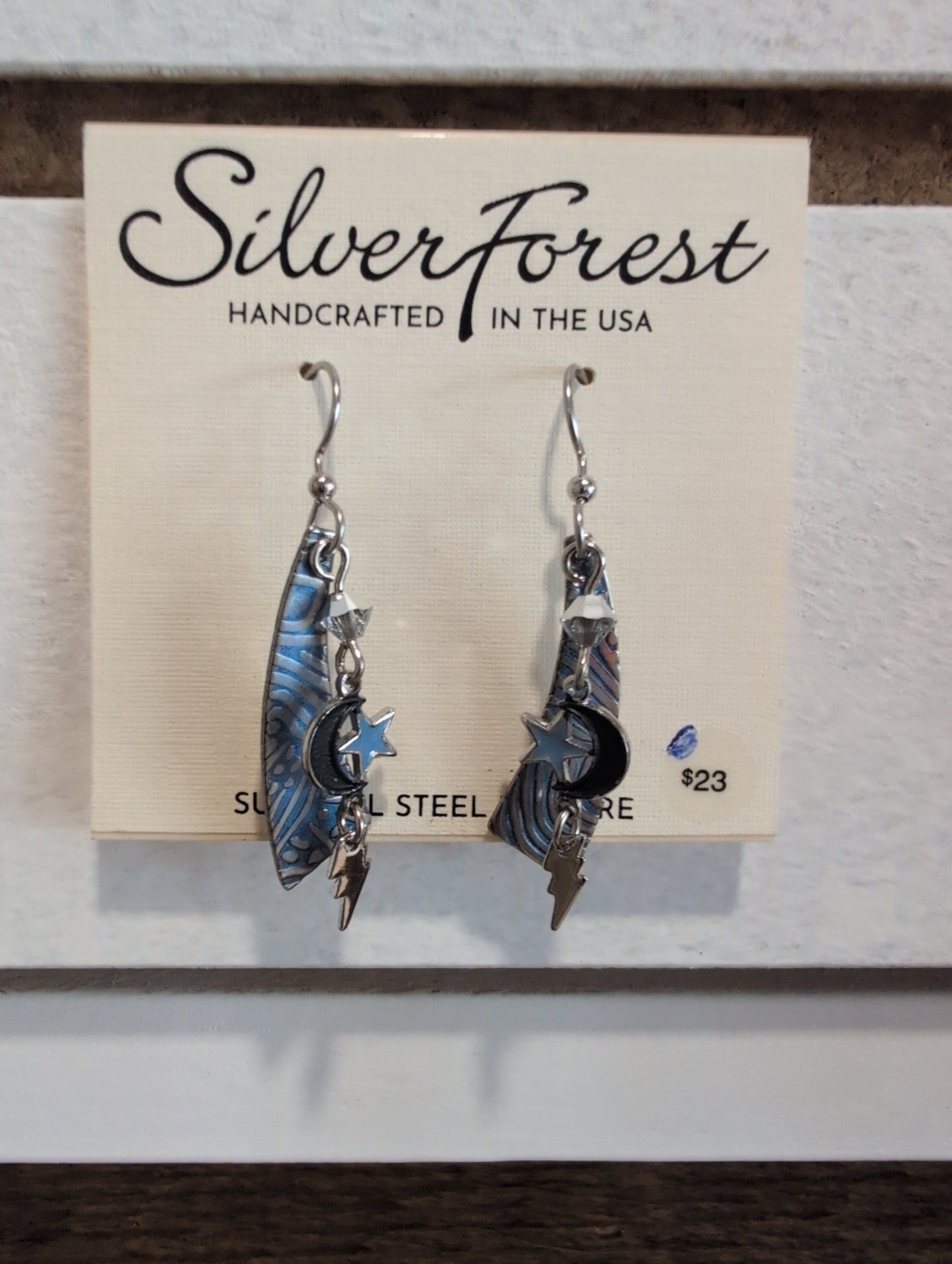 Silver Forest Earrings