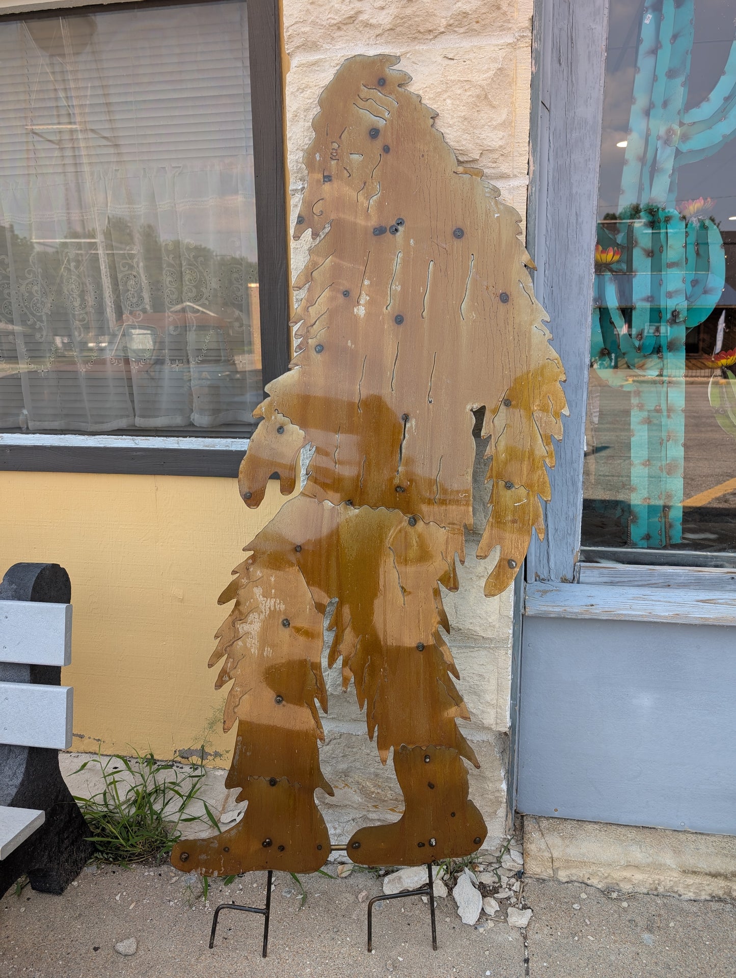 Metal Bigfoot Silhouette