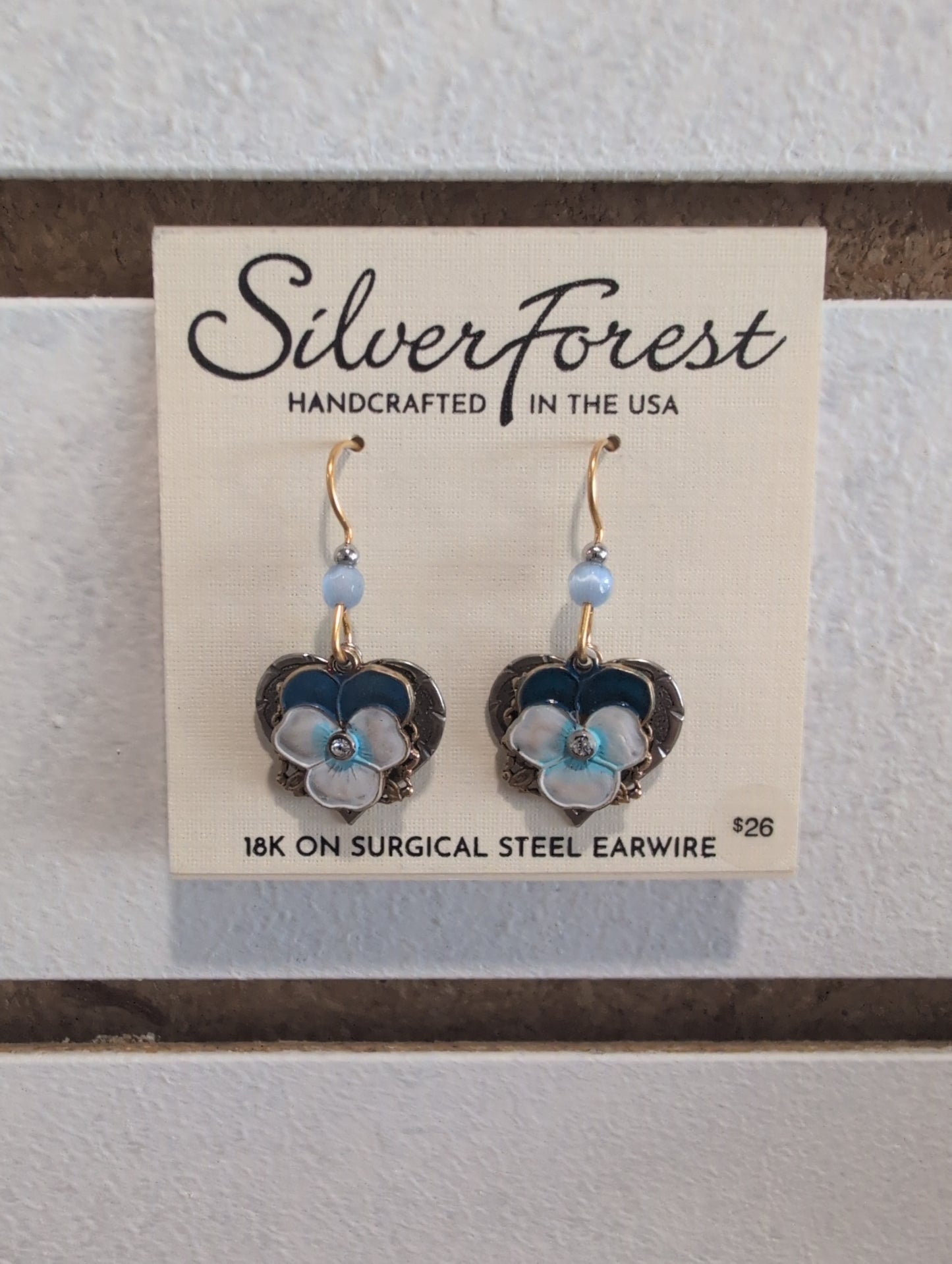 Silver Forest Earrings